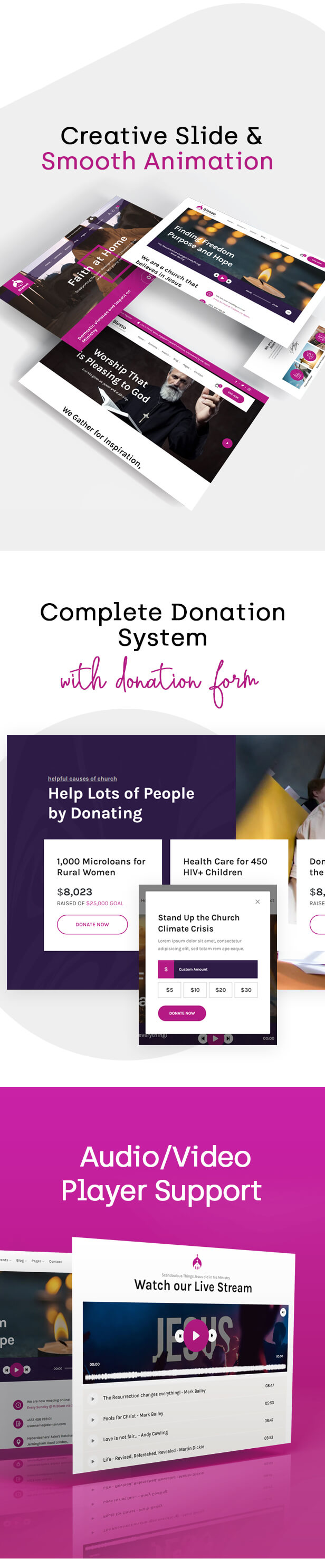 Blesso | Multipurpose Nonprofit Church HTML Template - 2